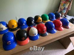 Lot of 15 Vintage MLB Replica Baseball Batting Helmets Adjust Laich 1969 RARE