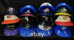 Lot of 15 Vtg Major League Baseball Full Size Batting Helmets Laich Man Cave MLB