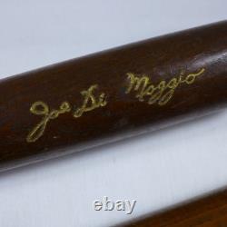 Lot of (2) Mini LOUISVILLE SLUGGER 25 Baseball BAT 22 Joe DiMaggio & Hank Bauer Lot of (2) Mini LOUISVILLE SLUGGER 25 Baseball BAT 22 Joe DiMaggio & Hank Bauer