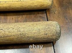 (Lot of 6) Vintage Wooden Baseball Bats 29 to 33, White Oak/Maple/Willow