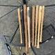 Lot Of 9 Vintage Wooden Slugger Mini Bats Carew Bench Aaron