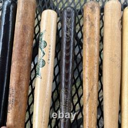 Lot of 9 Vintage Wooden Slugger Mini Bats Carew Bench Aaron Lot of 9 Vintage Wooden Slugger Mini Bats Carew Bench Aaron