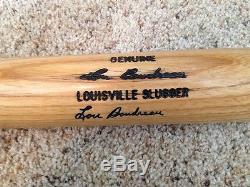 Lou Boudreau Autographed Louisville Slugger 125 Vintage Baseball Bat