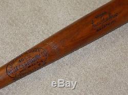 Lou Gehrig H&B Vintage Hickory Baseball Bat New York Yankees HOF