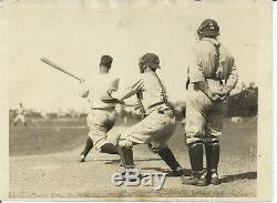 Lou Gehrig Vintage Baseball Wire Photo 1929 Batting Action