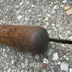 Lou Gehrig safe hit H & B 34 Wood baseball Ball Bat 1932- 1939 Vintage Antique