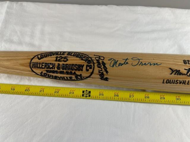 Louisville Slugger 125 Monte Irvin Autographed Baseball Bat Vintage Hof