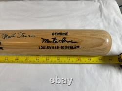 Louisville Slugger 125 Monte Irvin Autographed Baseball Bat Vintage HOF