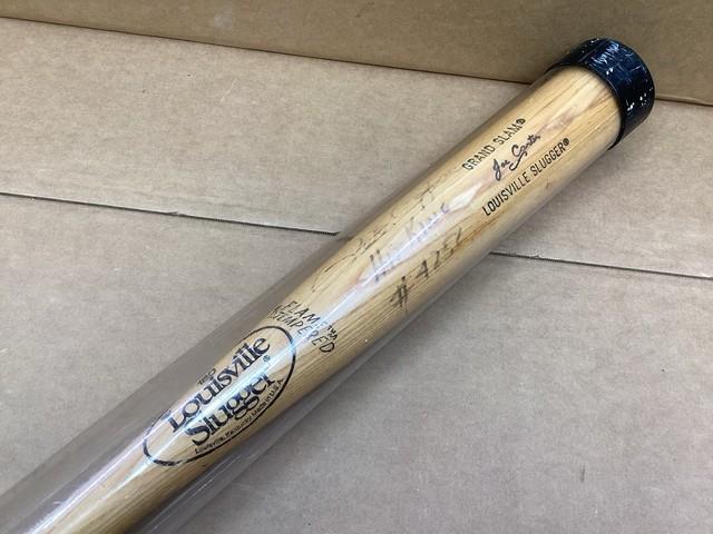 Louisville Slugger 180 Jose Cortes Grand Slam Flame Tempered Signed