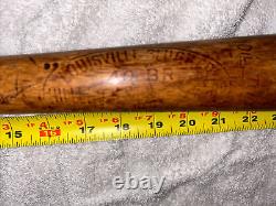 Louisville Slugger 40 Br Babe Ruth Hillerich And Bradsby Oil Tempered Bat