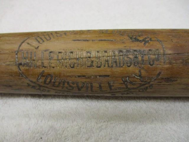 Louisville Slugger Dash Dot Dash Vintage Game Used Bat Circa 1919