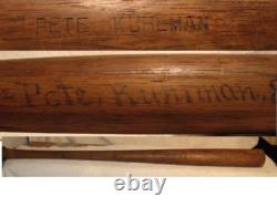 Louisville Slugger H&B Powerized Vintage Hickory Game Used Bat Pete Kuhlman Louisville Slugger H&B Powerized Vintage Hickory Game Used Bat Pete Kuhlman