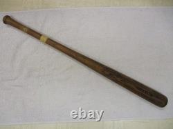 Louisville Slugger Hillerich Bradsby Vintage Game Used Bat stamped Goert Miller