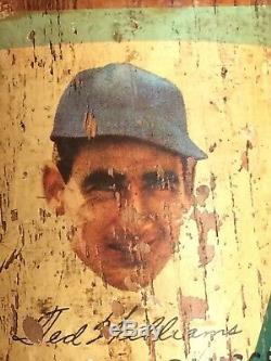 Louisville Slugger Little League Decal Baseball Bat Ted Williams 125J Vintage