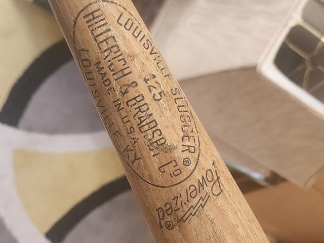 Louisville Slugger Mickey Mantle Vintage Wood Baseball Bat H&b Model 125