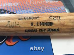 Louisville Slugger Powerized A. J. Hinch Game Used Baseball Bat Autograph NO COA