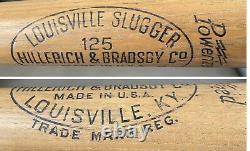 Louisville Slugger Rare Vintage Hillerich & Bradsby Lou Gehrig Baseball Bat WOW
