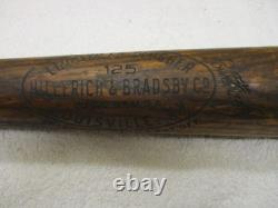 Louisville Slugger Vintage Game Used Bat Side Written Punch McDaniel