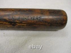 Louisville Slugger Vintage Game Used Bat Stamped Lala Meyers
