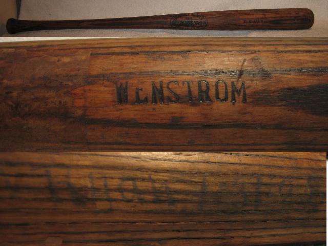 Louisville Slugger Vintage Game Used Bat Wenstrom Brantford Red Sox