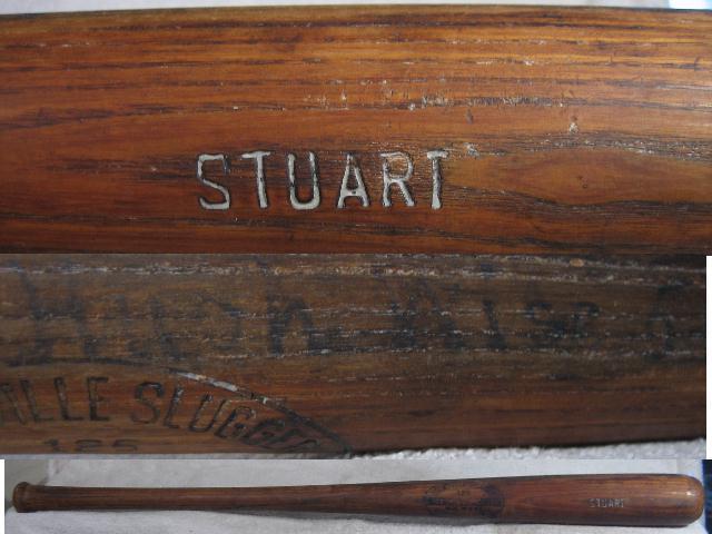 Louisville Slugger Vintage Game Used Bat Circa 1920's Sam Stuart Hugh Wise