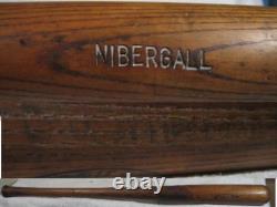 Louisville Slugger Vintage Game Used Bat circa 1920's c. A. Nibergall