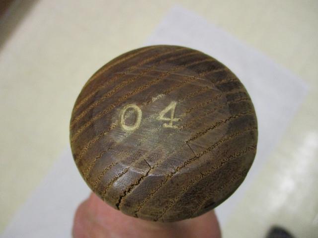 Louisville Slugger Vintage Master Bat Circa 1930 Vault Stamped 04 On Knob