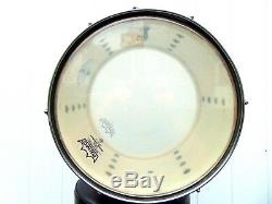 Ludwig Drums Vintage 1968 Silver Sparkle Tom 9x13 3ply Baseball Bat Muffler