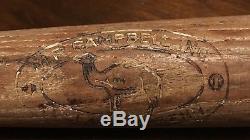 M. R. Campbell Old Hickory Baseball Bat! Camel Logo! Scarce 1920s Vintage