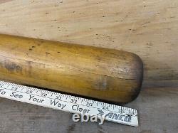 MASSIVE Antique Vtg 36 3.35 Diameter Early Wooden Handmade Wood Baseball Bat