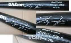 MICHAEL JORDAN Model Baseball Bat with Auto Hand Crafted MLB Vintage Y115