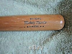 MICKEY MANTLE RARE VINTAGE LOUISVILLE SLUGGER Baseball Bat Official Model