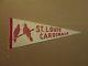 Mlb St. Louis Cardinals Vintage 1940's 2 Birds On The Bat Logo Baseball Pennant