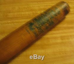 Mlb Vintage Wood Baseball Bat Louisville Bat Co No 3 Louisville Ky