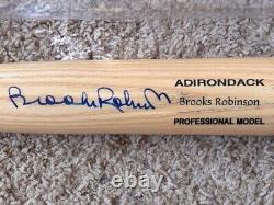 Magnificent Brooks Robinson Vintage Adironack Pro Model Signed Bat with COA