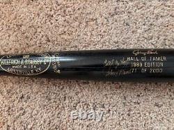 Magnificent Vintage 71 Of 2000 1989 Limited Edition Hof Johnny Bench Signed Bat