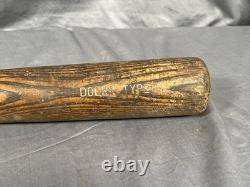 McLaughlin Millard Adirondack No 232 Doerr Type 34 White Ash Baseball Bat 40's