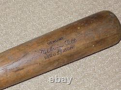 Mel Ott H&B Vintage Hickory Baseball Bat New York Giants HOF