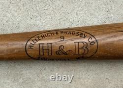 Mickey Mantle H&b Hillererich & Bradsby Co Baseball Bat Louisville Ky Vtg 1960