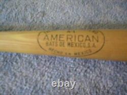 Mickey Mantle Vintage Mexican Wooden Baseball Bat-new York Yankees