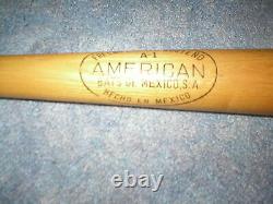 Mickey Mantle Vintage Mexican Wooden Baseball Bat-new York Yankees