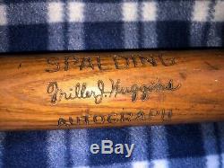 Miller James Huggins Spalding Signature Wood Baseball Bat Hof 1908-1916 Vintage