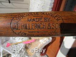 NMT Vintage J F Hillerich & Son Baseball bat 1897-1911 Old Antique