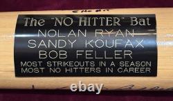 No Hitter Bat Rawlings Major League Bat with Three Signatures