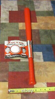 Nos Vintage Transogram 24 Willie Mays/mickey Mantle Bat & Ball- Factory Sealed