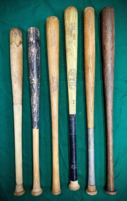 Ohio Heritage Baseball Bat Collection Lot Of 6- Vtg Curated Display Set
