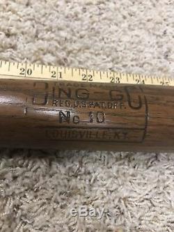 Old Baseball Bat Louisville Slugger Odd Stamp Bingo Rare Version Nice Vintage