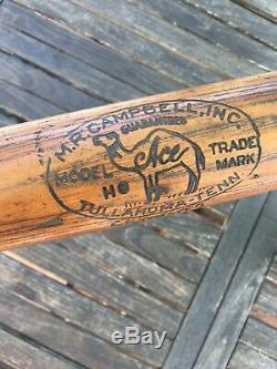 Old RARE Vintage HEINE GROH Model 1920s M R CAMPBELL Antique BOTTLE Baseball Bat