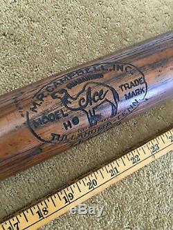 Old RARE Vintage HEINE GROH Model 1920s M R CAMPBELL Antique BOTTLE Baseball Bat