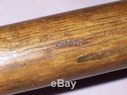 Old Vintage Early Antique 38 inch 4 Black Ring Baseball Bat 3902